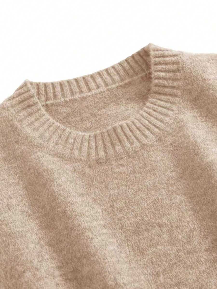 Women's Side Slit Knit Sweater Vest, Sleeveless Layering Top for Fall Work Casual - Burgundy
