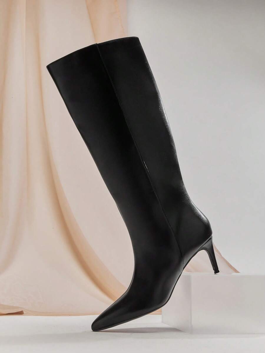 SHUZIA Women Low Heel Minimalist Basic Everyday Comfort Suede Taupe Heeled Boots For Christmas Mensa