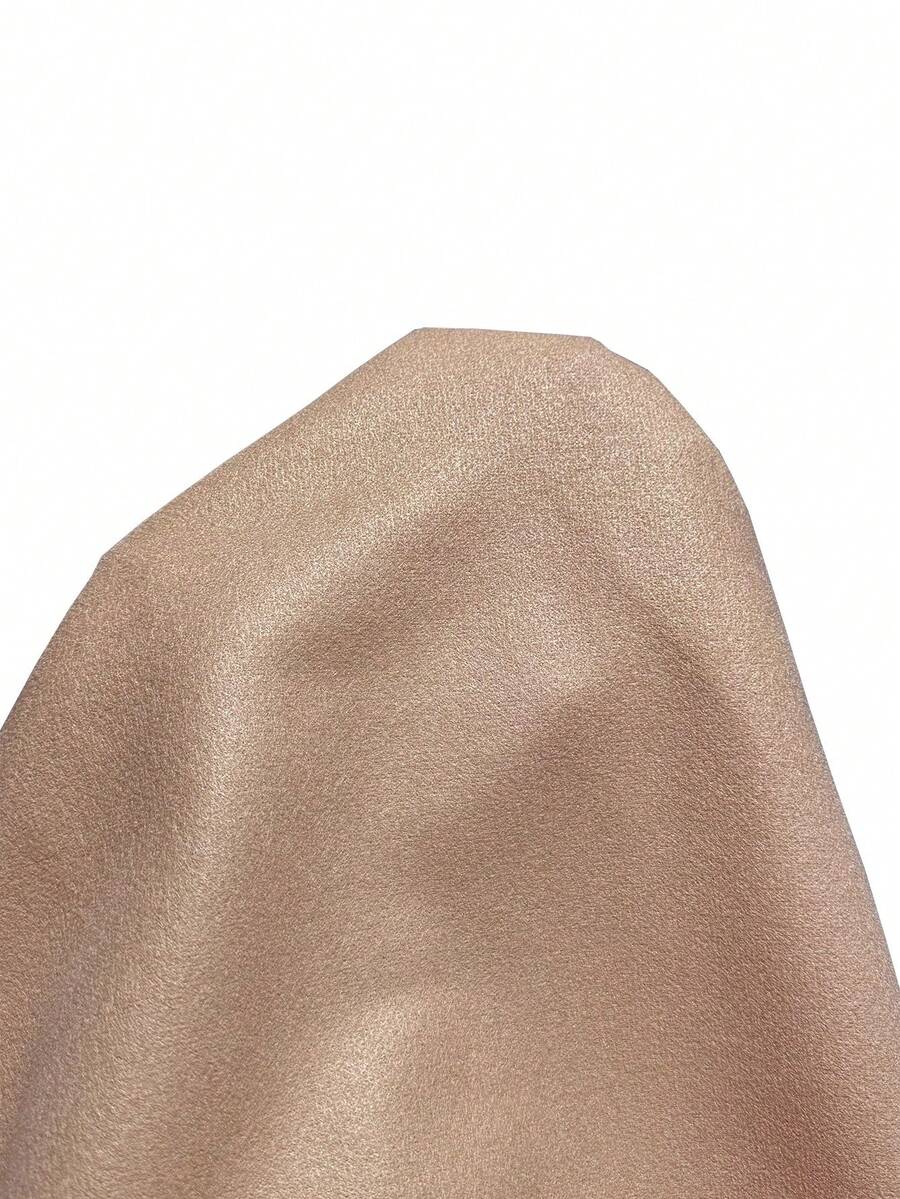 Graz Double Breasted Wool Look Long Overcoat