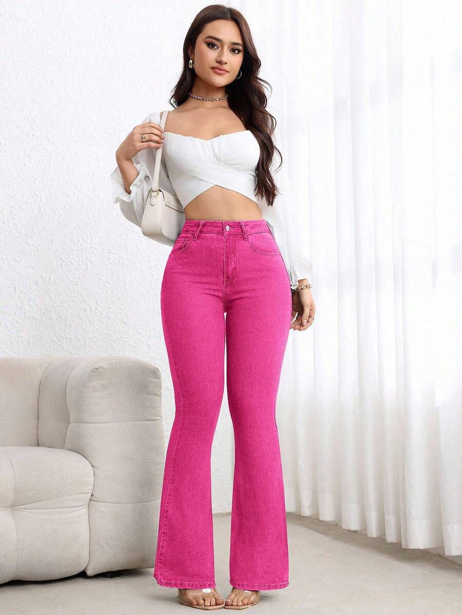 Zakopane High Waist Stretch Flare Jeans