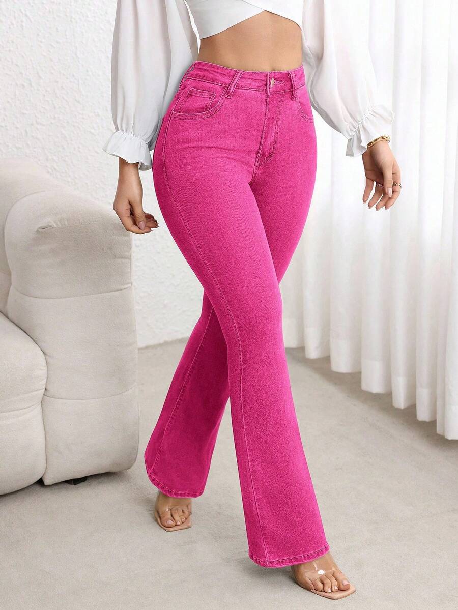 Zakopane High Waist Stretch Flare Jeans