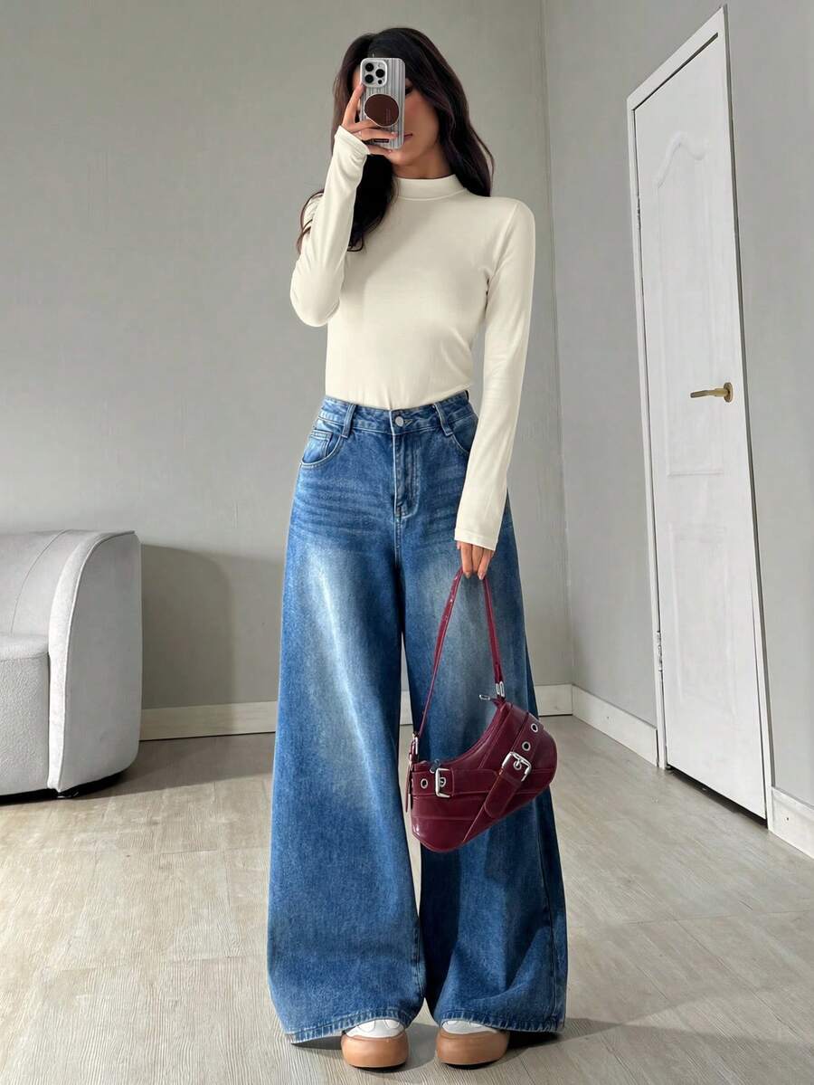 Lindau Mock Neck Long Sleeve Bodysuit