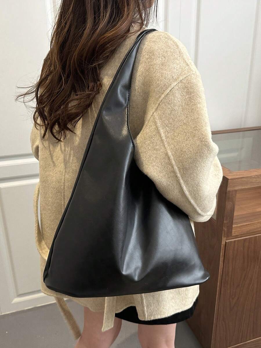 Savannah Large Slouchy Hobo Shoulder Bag with Top Handle