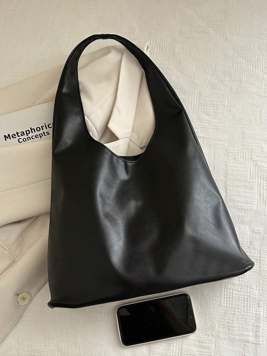 Savannah Large Slouchy Hobo Shoulder Bag with Top Handle