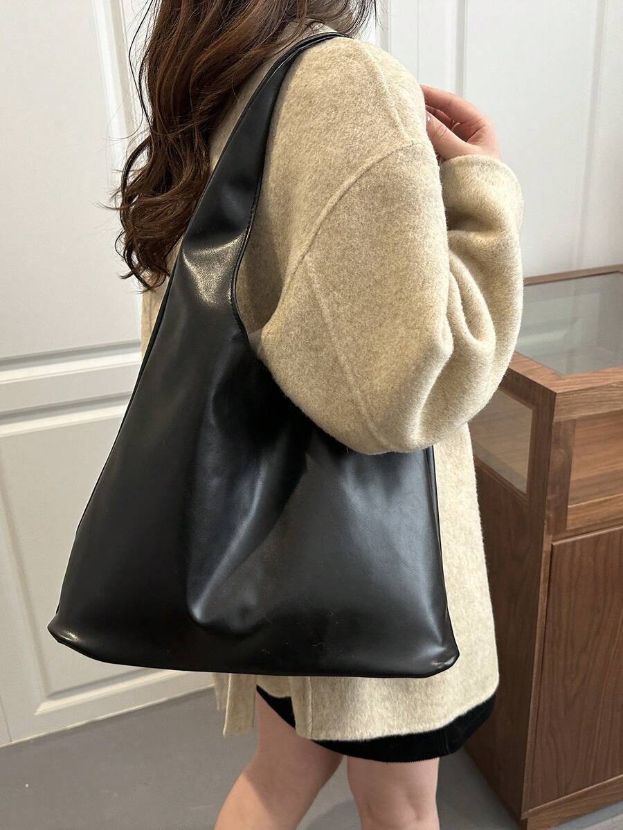 Savannah Large Slouchy Hobo Shoulder Bag with Top Handle