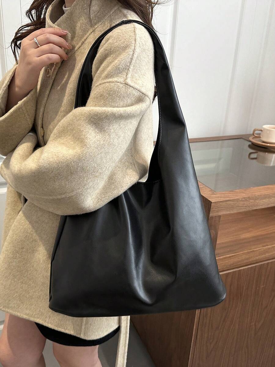 Savannah Large Slouchy Hobo Shoulder Bag with Top Handle