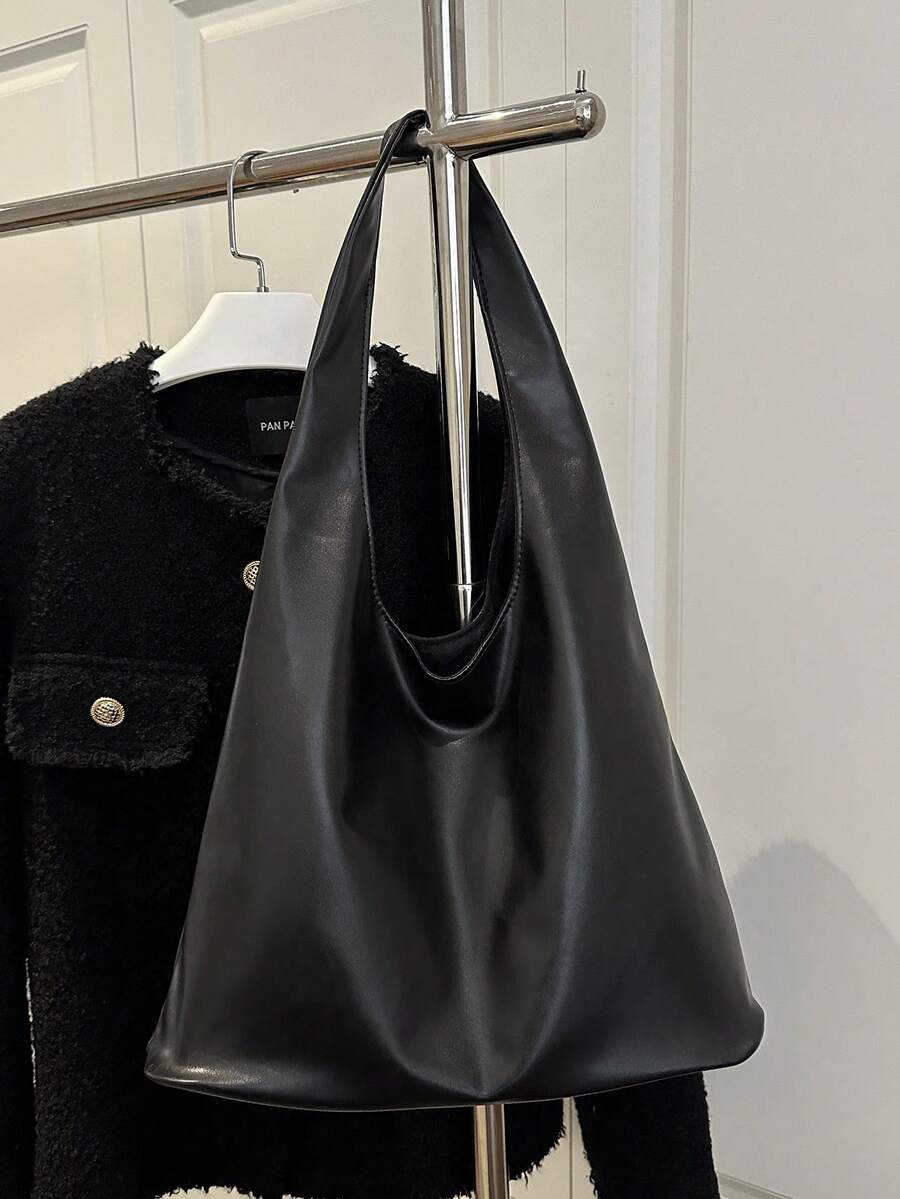 Savannah Large Slouchy Hobo Shoulder Bag with Top Handle