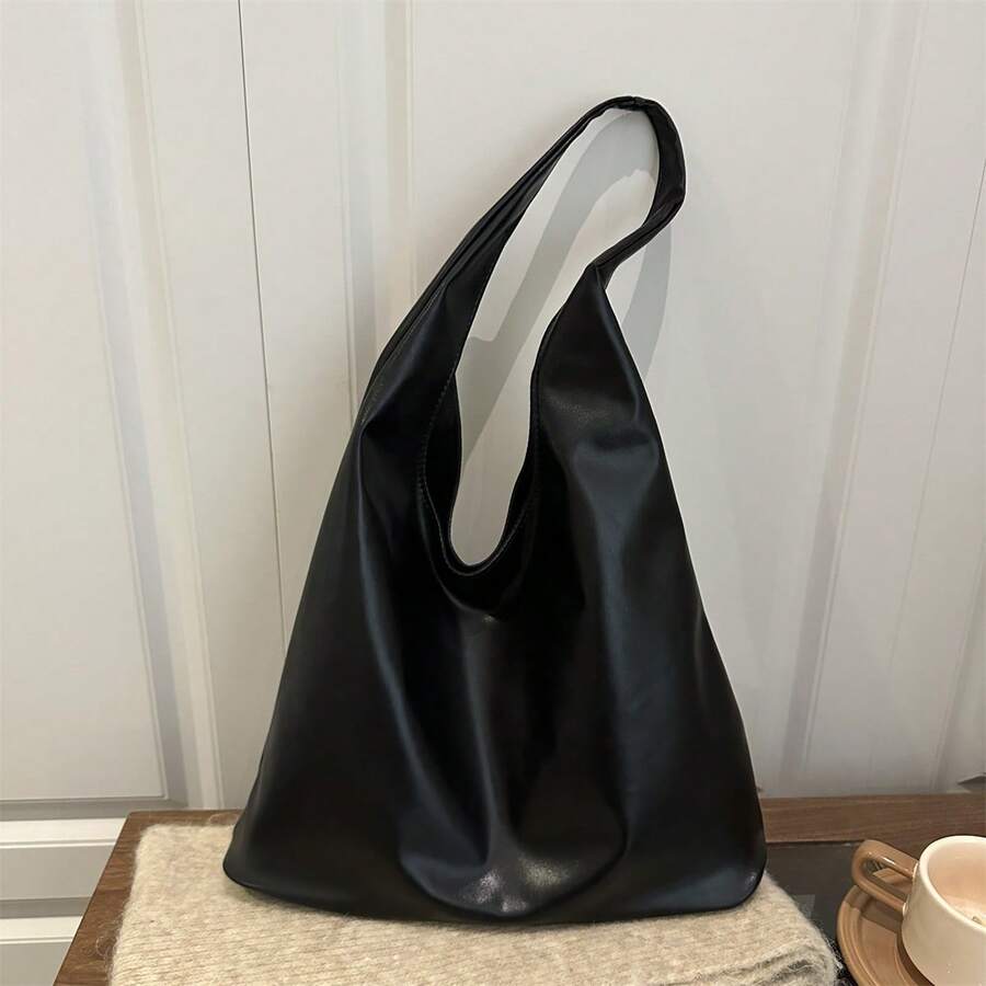 Savannah Large Slouchy Hobo Shoulder Bag with Top Handle