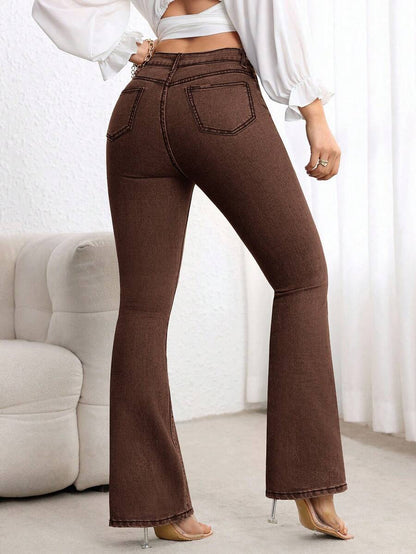 Zakopane High Waist Stretch Flare Jeans