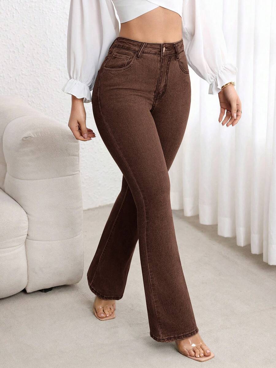 Zakopane High Waist Stretch Flare Jeans