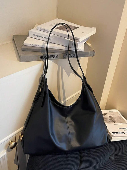 Savannah Large Slouchy Hobo Shoulder Bag with Top Handle