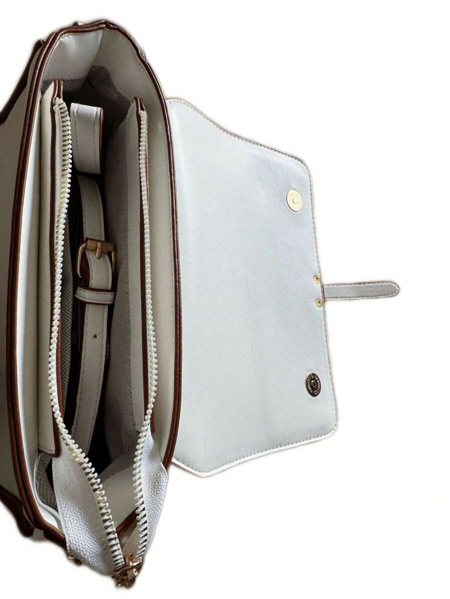 Kilkenny Vintage Flap Crossbody Bag with Buckle Strap