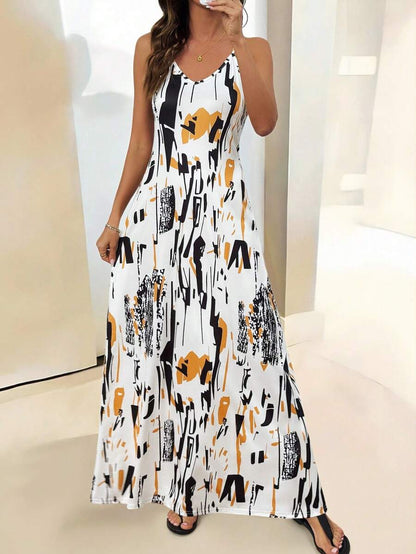 Breezaya Women's Casual Vacation Bohemian Style Dress Mensa