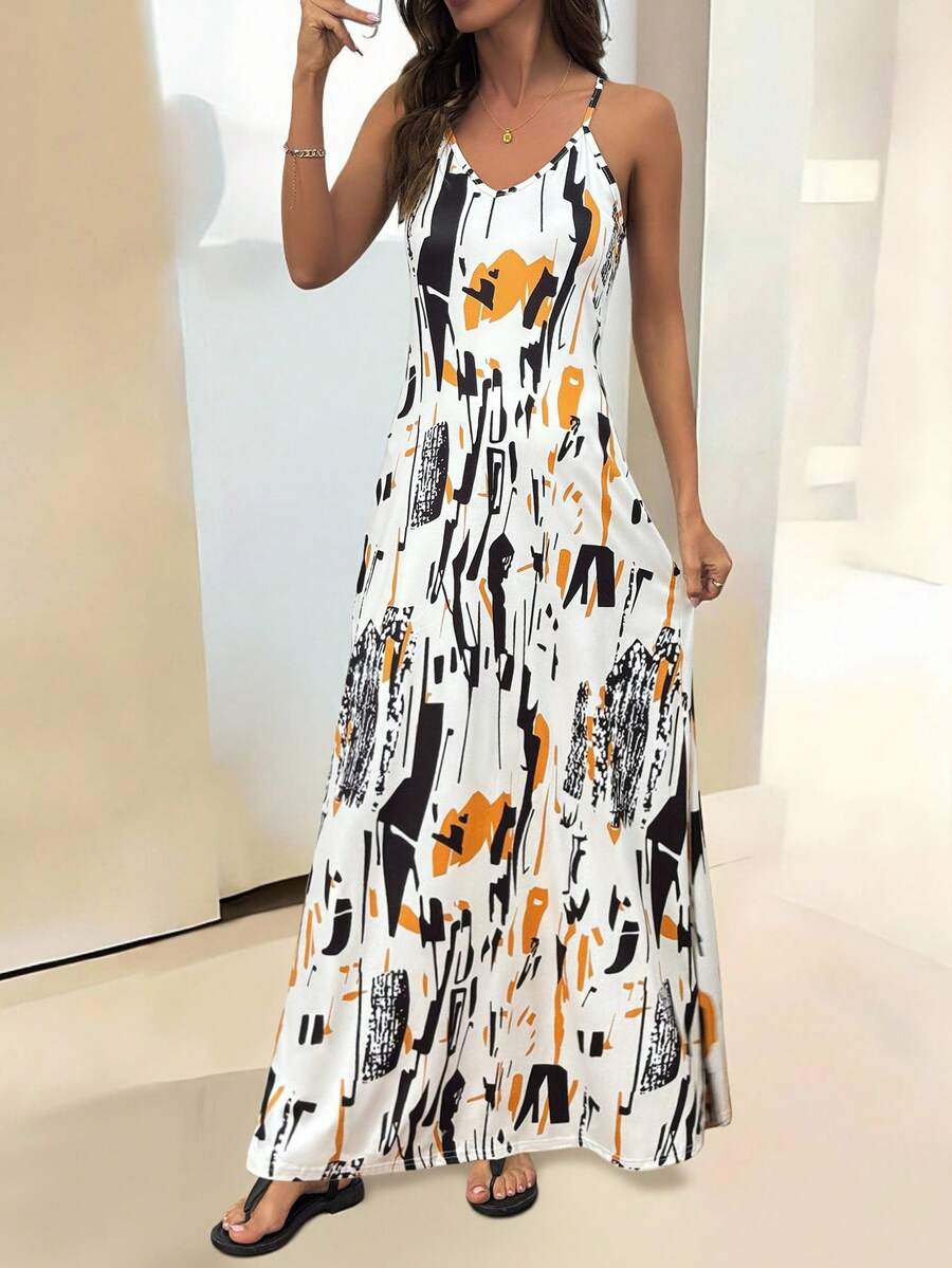 Breezaya Women's Casual Vacation Bohemian Style Dress Mensa
