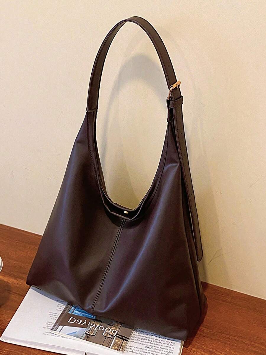 Savannah Large Slouchy Hobo Shoulder Bag with Top Handle