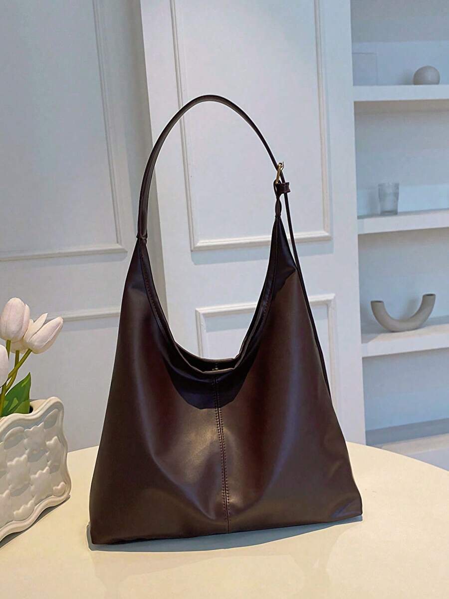 Savannah Large Slouchy Hobo Shoulder Bag with Top Handle