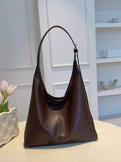 Savannah Large Slouchy Hobo Shoulder Bag with Top Handle