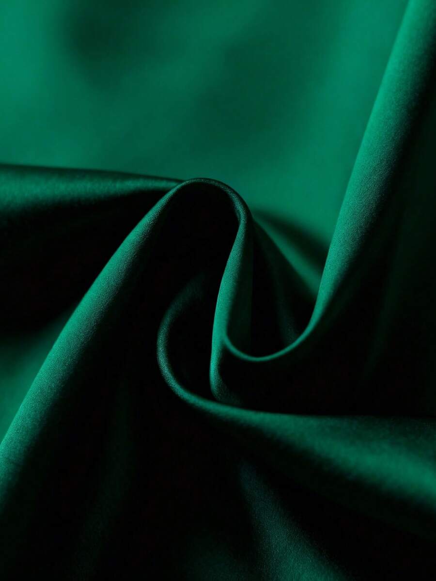 Versailles Satin Bow Tie Neck Long Sleeve Blouse