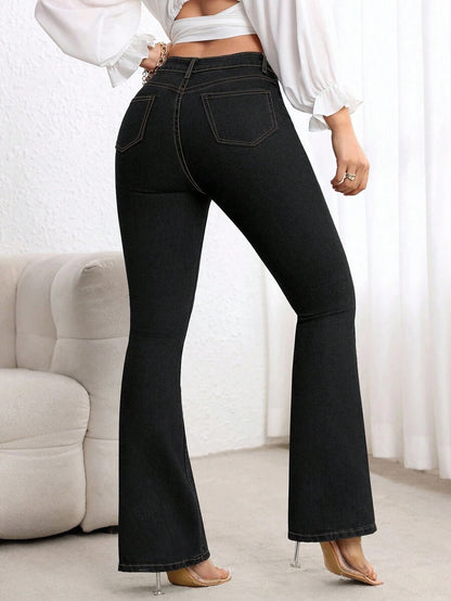 Zakopane High Waist Stretch Flare Jeans