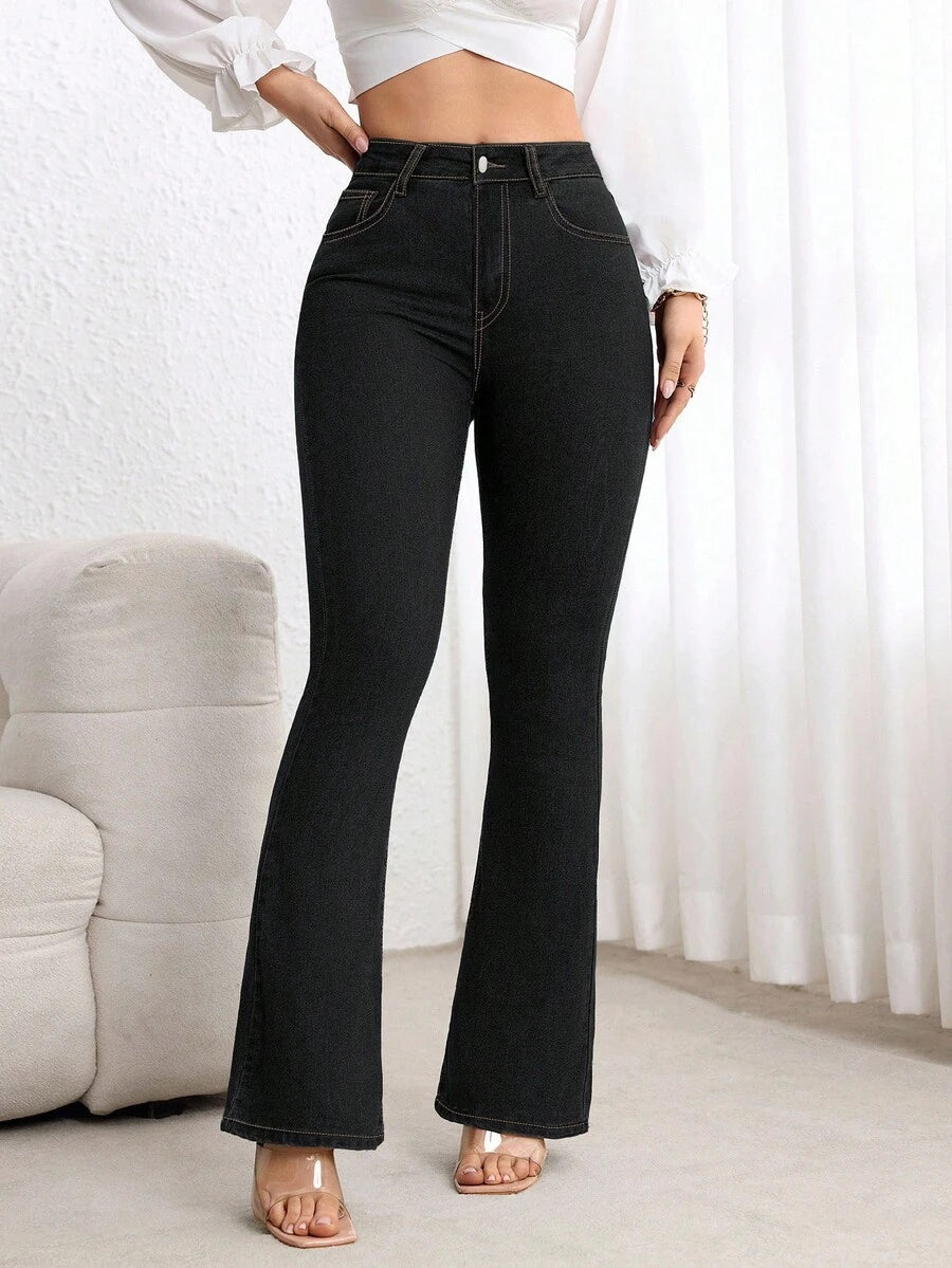 Zakopane High Waist Stretch Flare Jeans