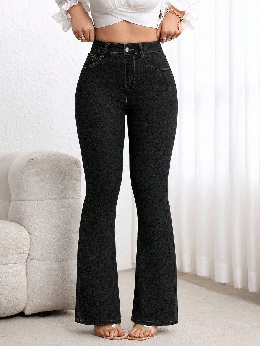 Zakopane High Waist Stretch Flare Jeans
