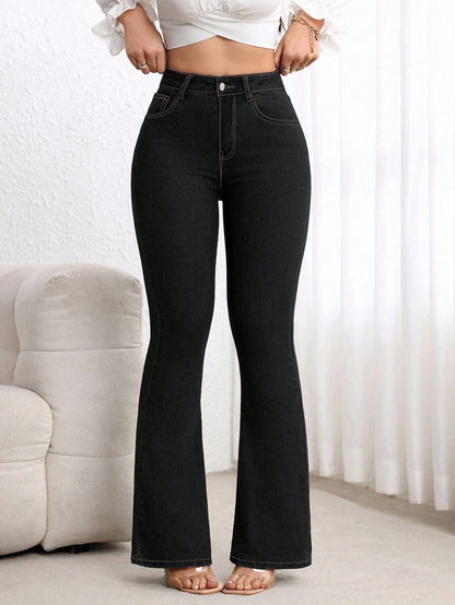 Zakopane High Waist Stretch Flare Jeans