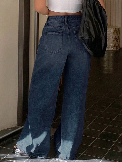 Missoula Low Rise Straight Leg Baggy Jeans
