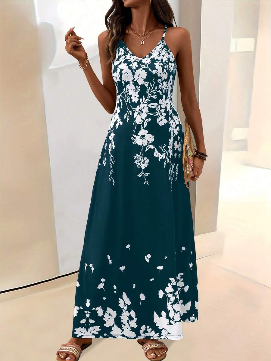 Breezaya Women's Casual Vacation Bohemian Style Dress Mensa