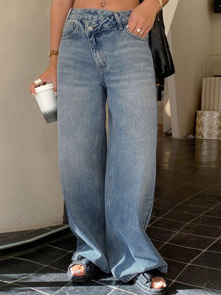 Missoula Low Rise Straight Leg Baggy Jeans