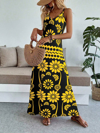 Breezaya Women's Casual Vacation Bohemian Style Dress Mensa