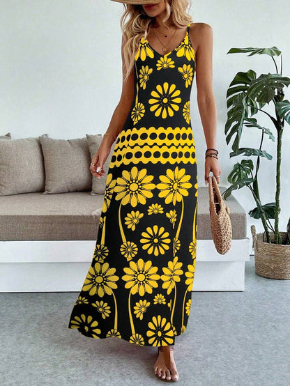 Breezaya Women's Casual Vacation Bohemian Style Dress Mensa