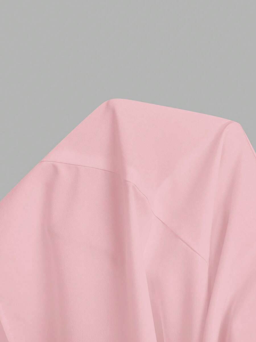 Cressida High Waist Wide Waistband Pleated Maxi Skirt - Baby Pink