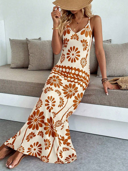 Breezaya Women's Casual Vacation Bohemian Style Dress Mensa
