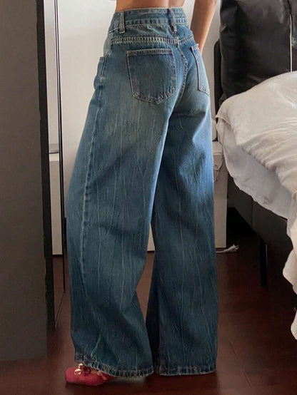 Missoula Low Rise Straight Leg Baggy Jeans