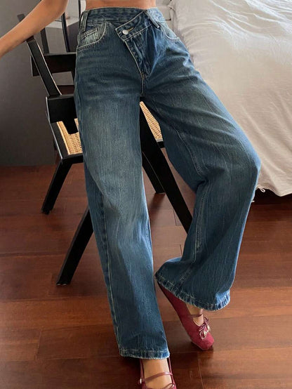 Missoula Low Rise Straight Leg Baggy Jeans