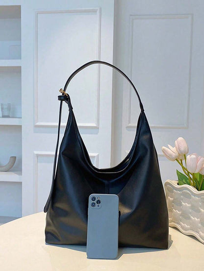 Savannah Large Slouchy Hobo Shoulder Bag with Top Handle