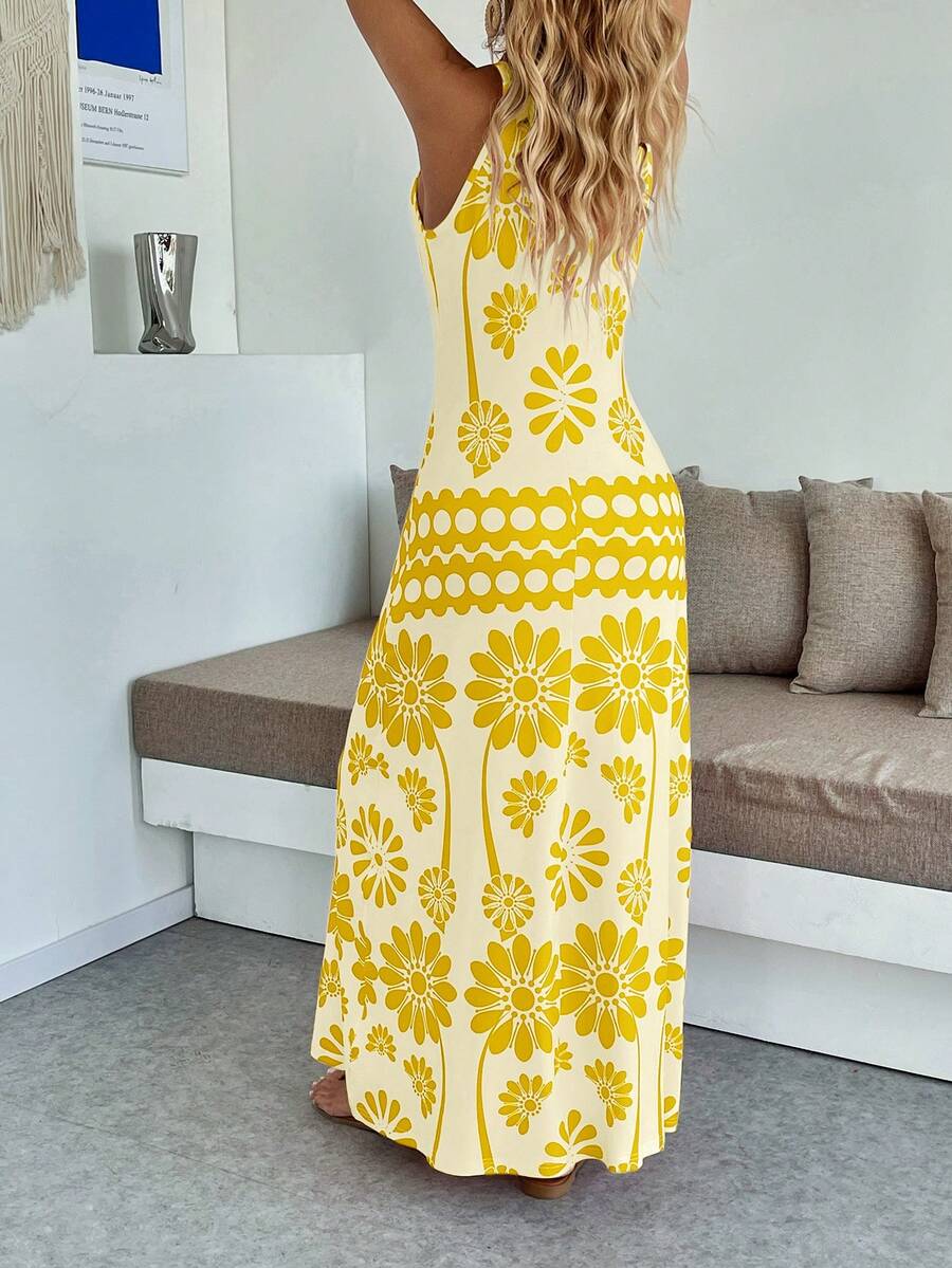 Breezaya Women's Casual Vacation Bohemian Style Dress Mensa