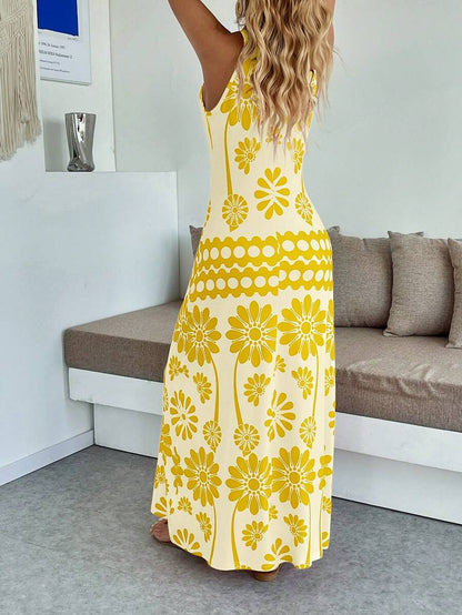 Breezaya Women's Casual Vacation Bohemian Style Dress Mensa