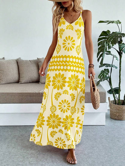 Breezaya Women's Casual Vacation Bohemian Style Dress Mensa