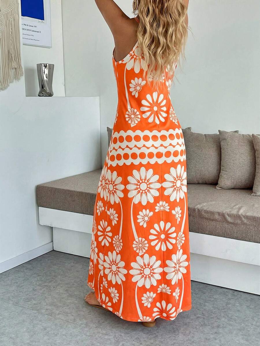Breezaya Women's Casual Vacation Bohemian Style Dress Mensa