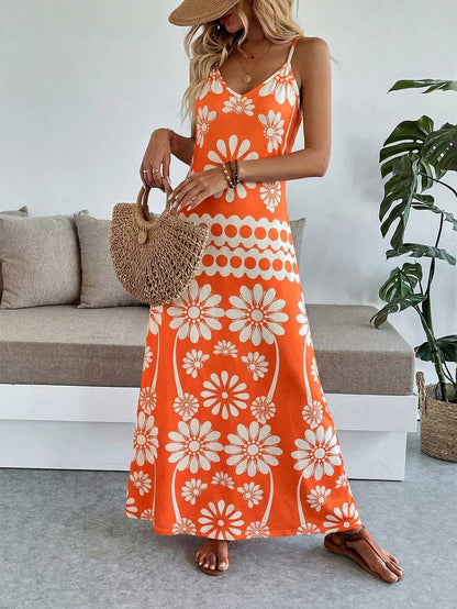 Breezaya Women's Casual Vacation Bohemian Style Dress Mensa