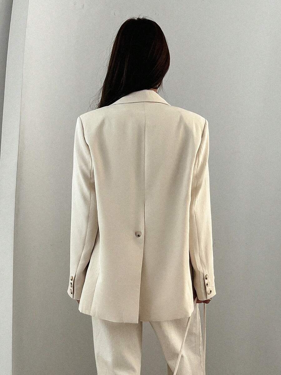 Pimlico Oversized Single Button Notch Lapel Blazer