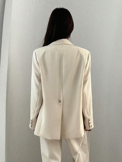 Pimlico Oversized Single Button Notch Lapel Blazer
