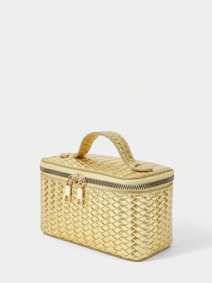 Menton Structured Vanity Top Handle Box Bag