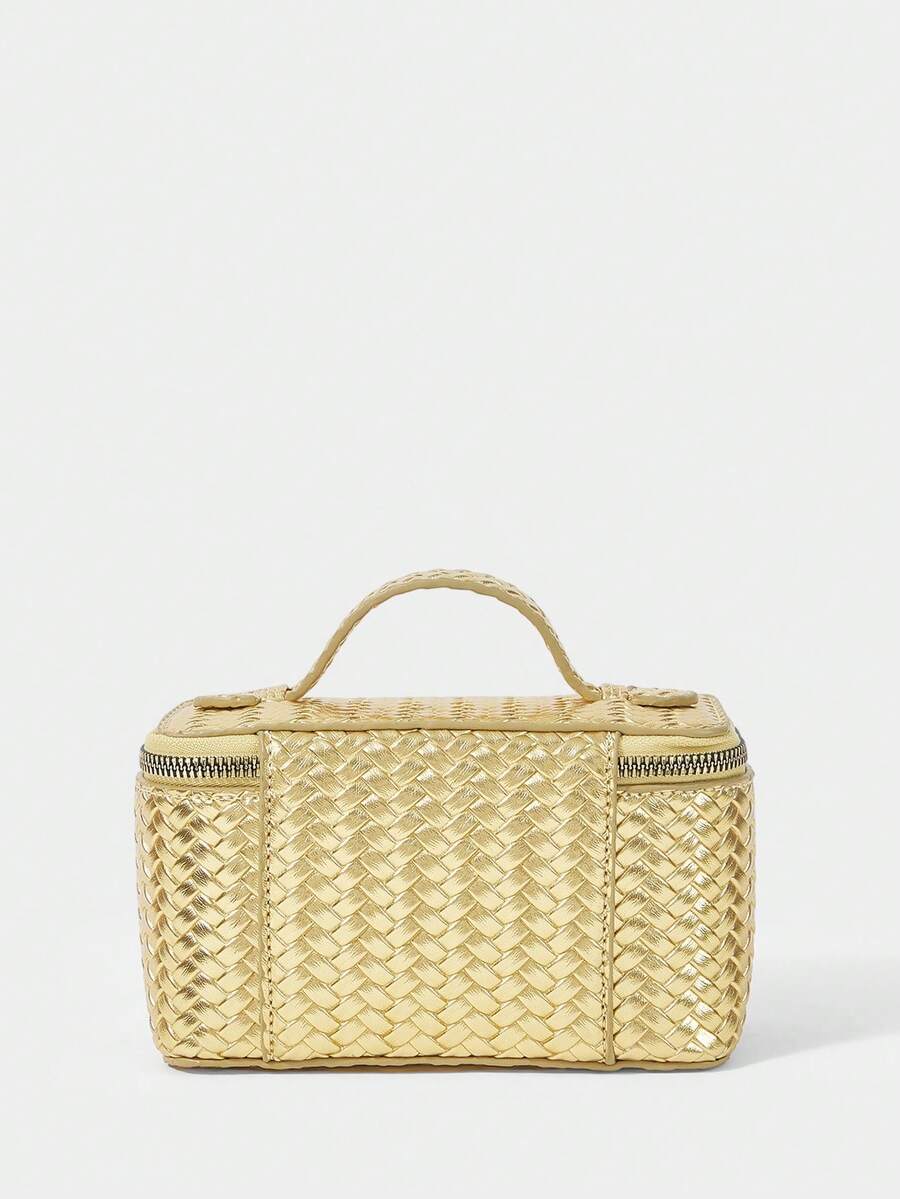 Menton Structured Vanity Top Handle Box Bag