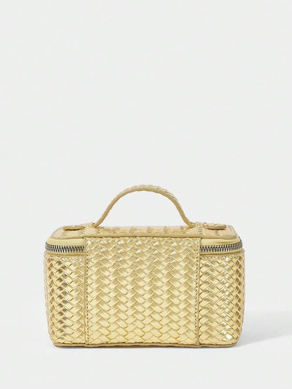 Menton Structured Vanity Top Handle Box Bag