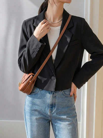 Pimlico Oversized Single Button Notch Lapel Blazer