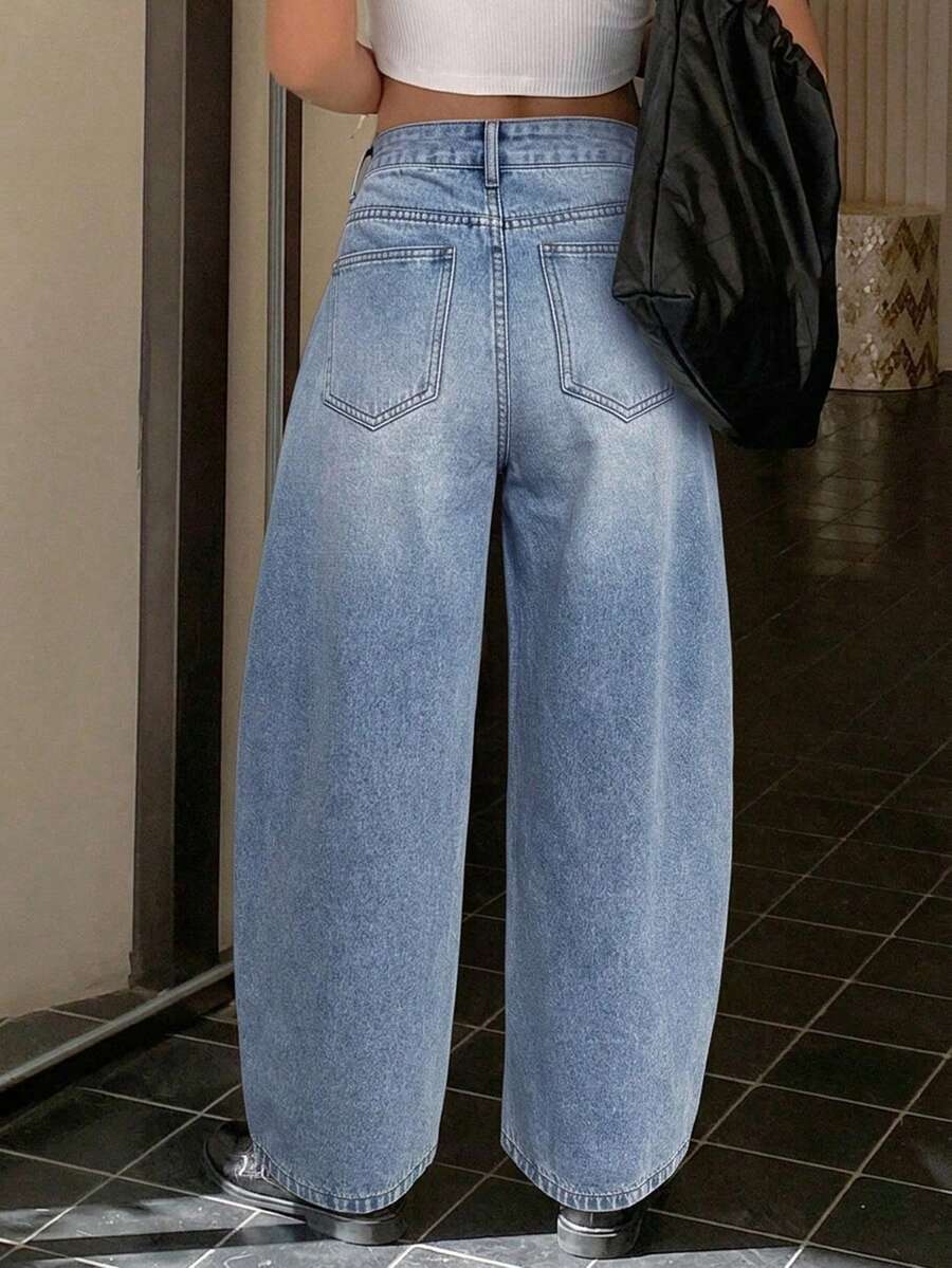 Missoula Low Rise Straight Leg Baggy Jeans