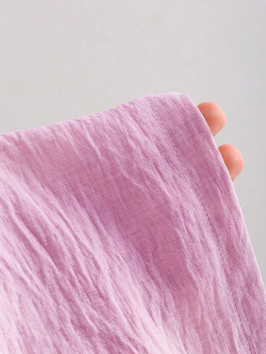 Katya Pleated Wide Leg Pants Tailored High Rise Trousers - Orchid Pink