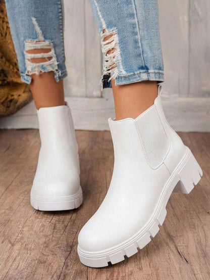 Comfyshoes Women's Fashion Ankle Boots, Chelsea Booties For Women Casual Outdoor Fall Shoes Mensa